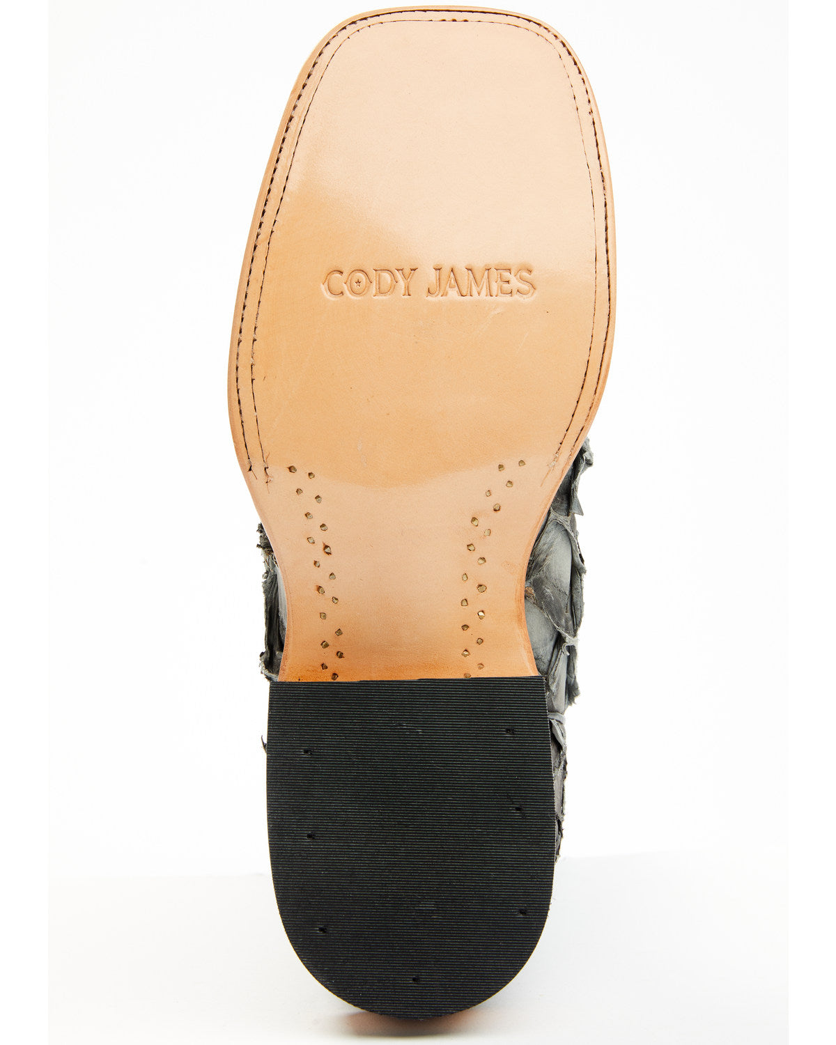Men's Exotic Pirarucu Western Boots - Broad Square Toe