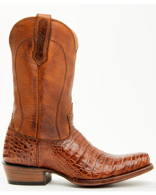 Black 1978® Men's Mason Exotic Caiman Belly Western Boots -