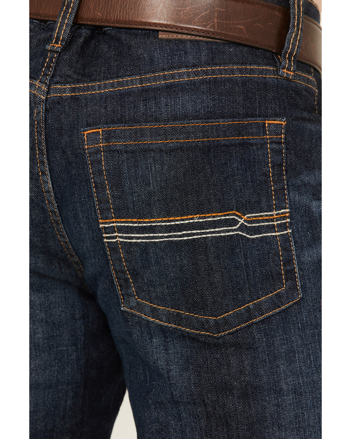 Men's Night Hawk Wash Wyatt Slim Bootcut Stretch Denim Jean
