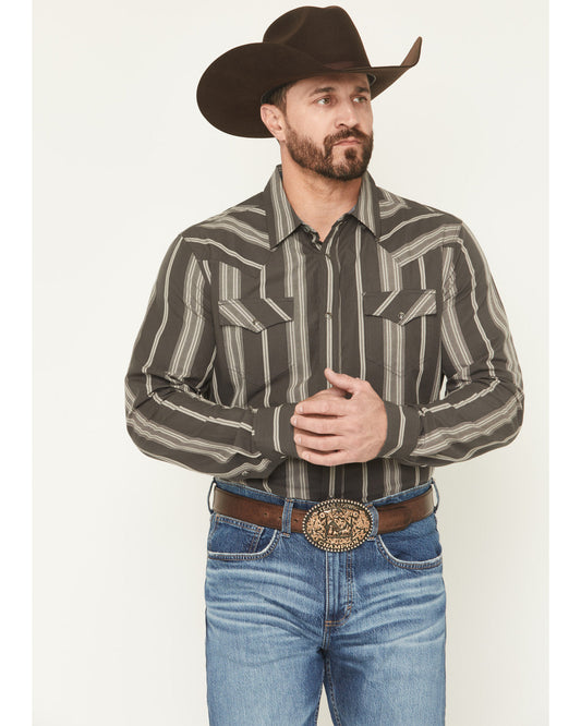 Men's Harpeth Striped Long Sleeve Snap Western Shirt