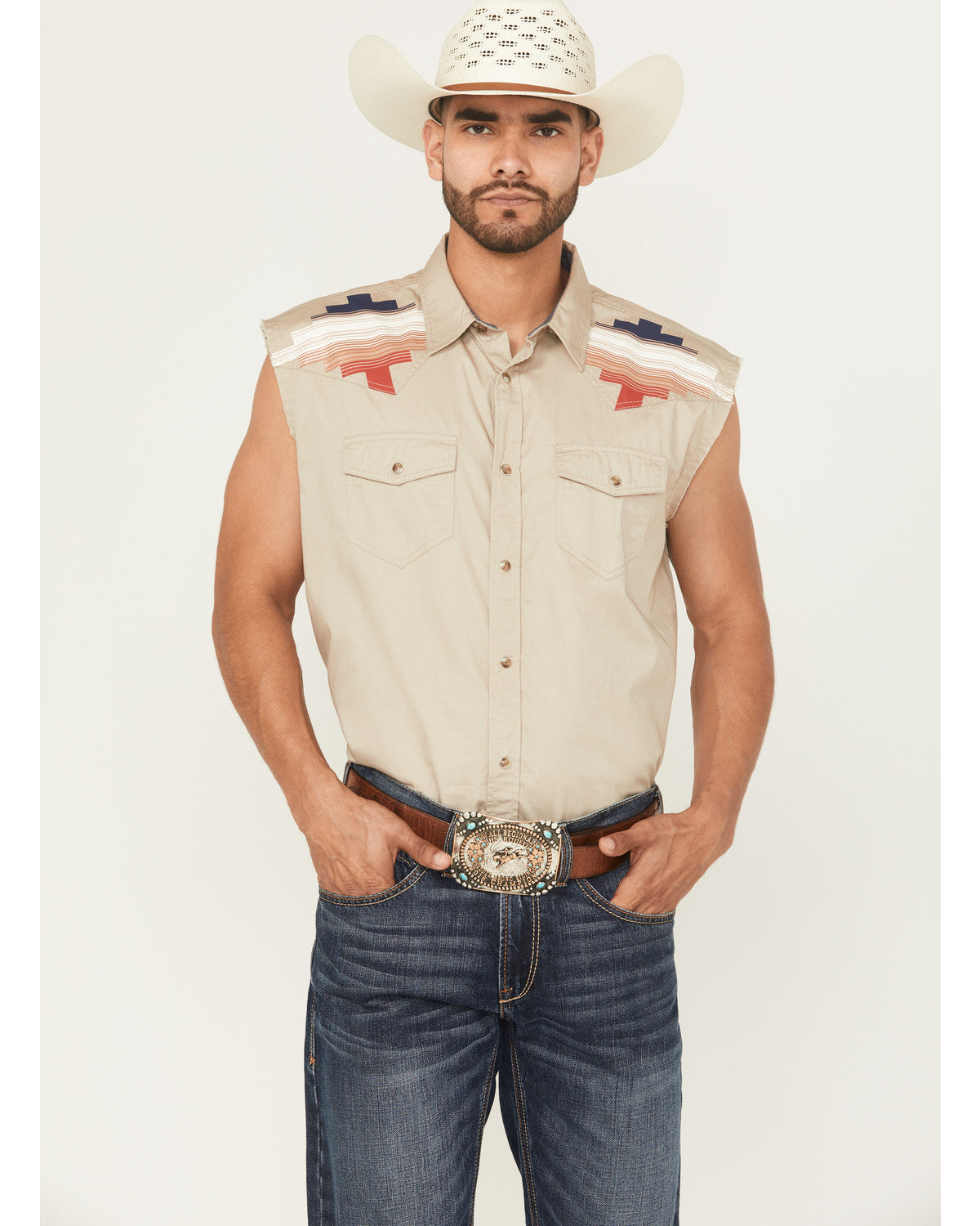 Men's Thunderbird Legends Cutoff Snap Western Shirt