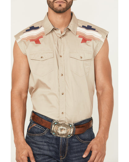 Men's Thunderbird Legends Cutoff Snap Western Shirt