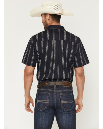 Men's Colorado Ridge Striped Short Sleeve Button-Down Stret