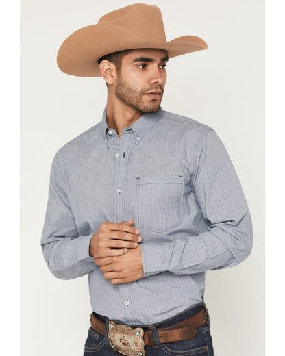 Men's Missouri Frontier Geo Print Long Sleeve Button-Down S