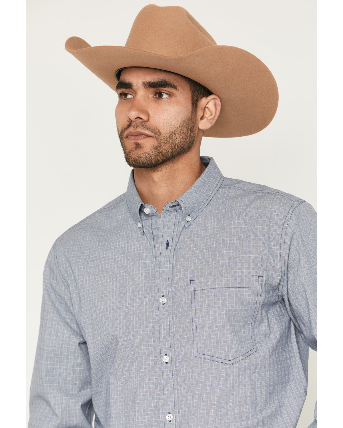 Men's Missouri Frontier Geo Print Long Sleeve Button-Down S