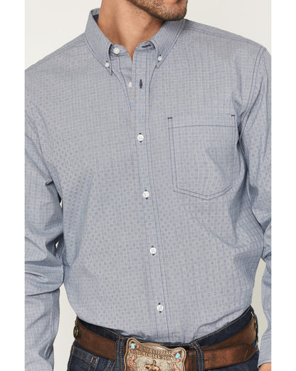 Men's Missouri Frontier Geo Print Long Sleeve Button-Down S