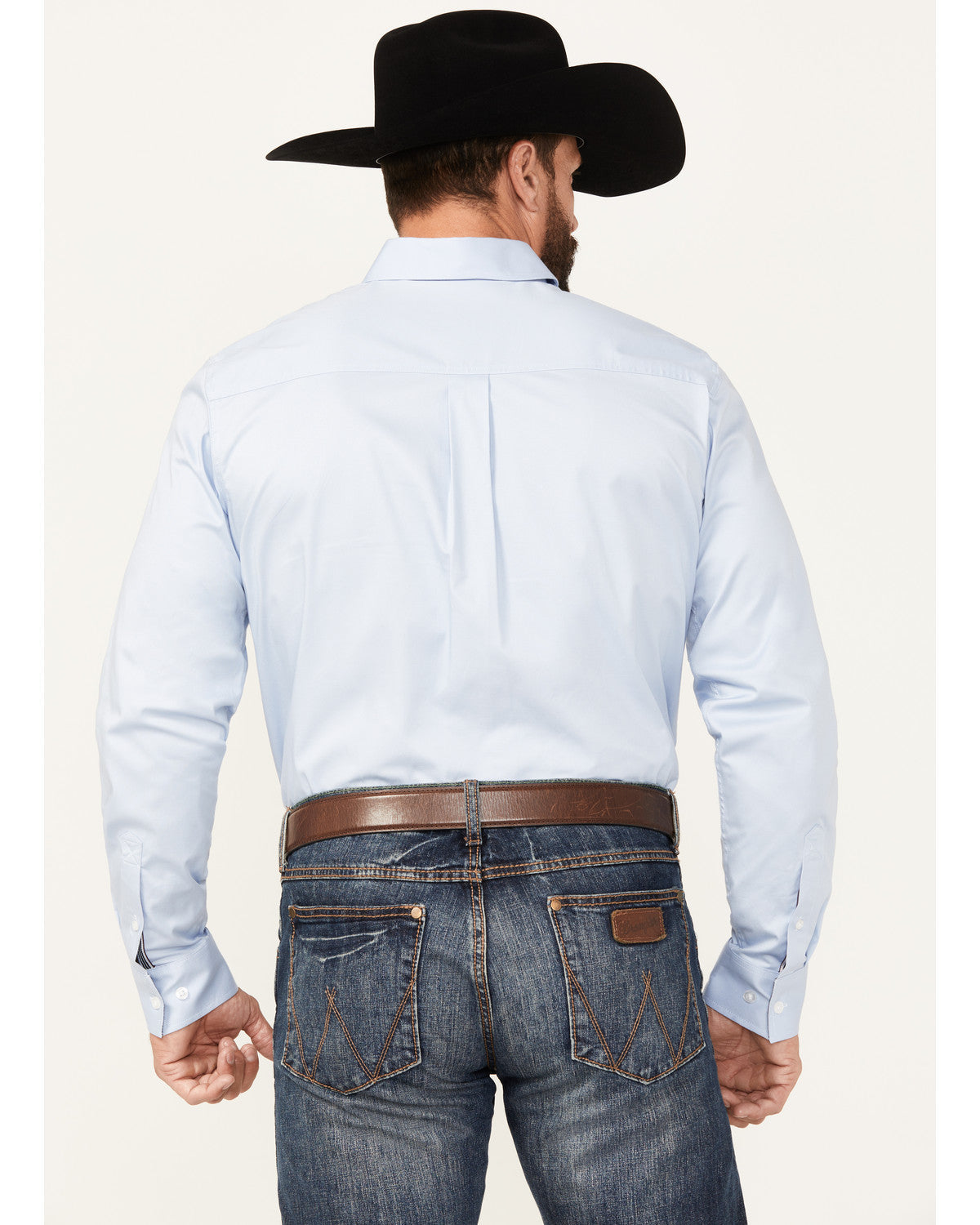 Men's Performance Twill Solid Long Sleeve Button-Down Weste