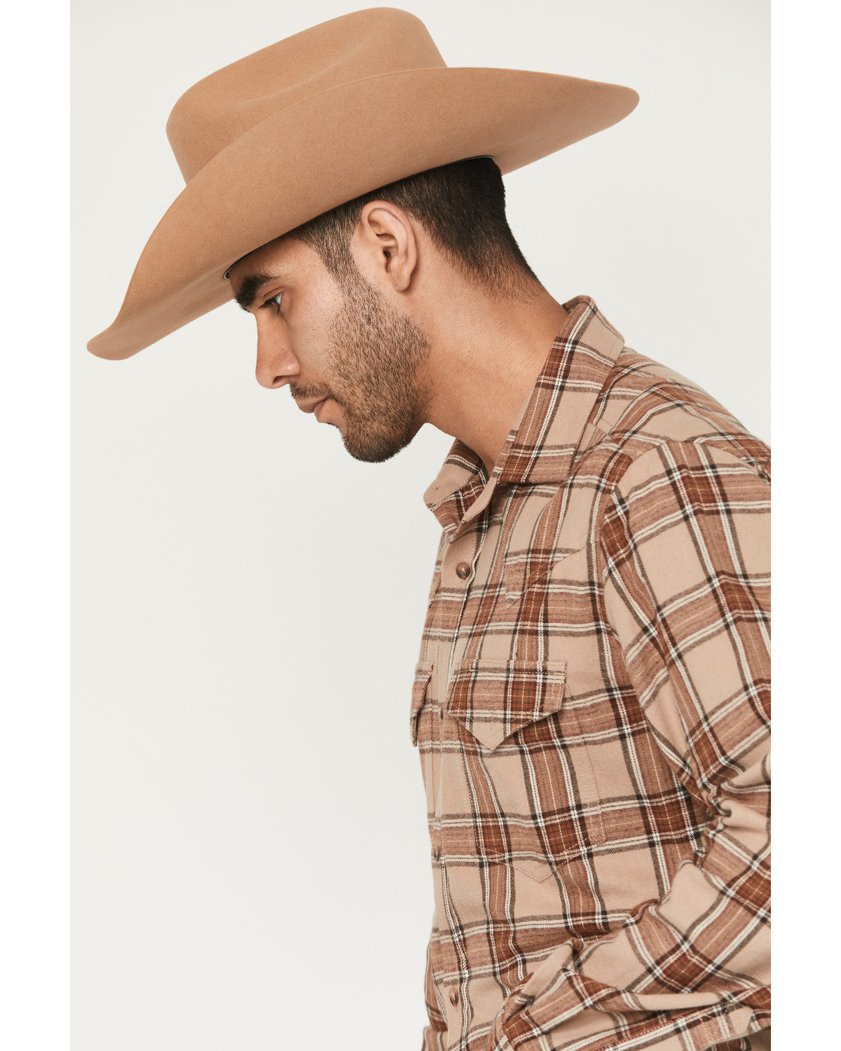 Black 1978® Men's Brenden Plaid Print Long Sleeve Button-Do