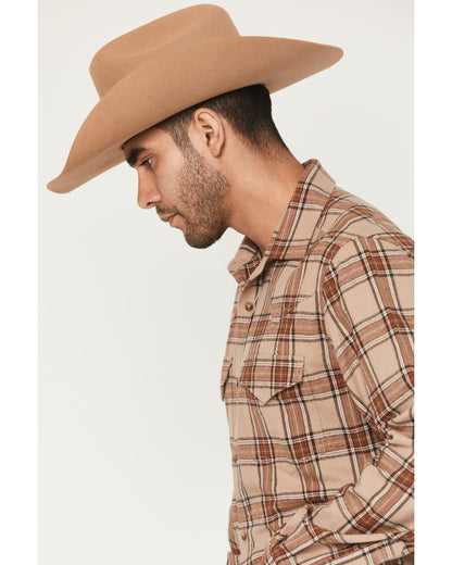 Black 1978® Men's Brenden Plaid Print Long Sleeve Button-Do