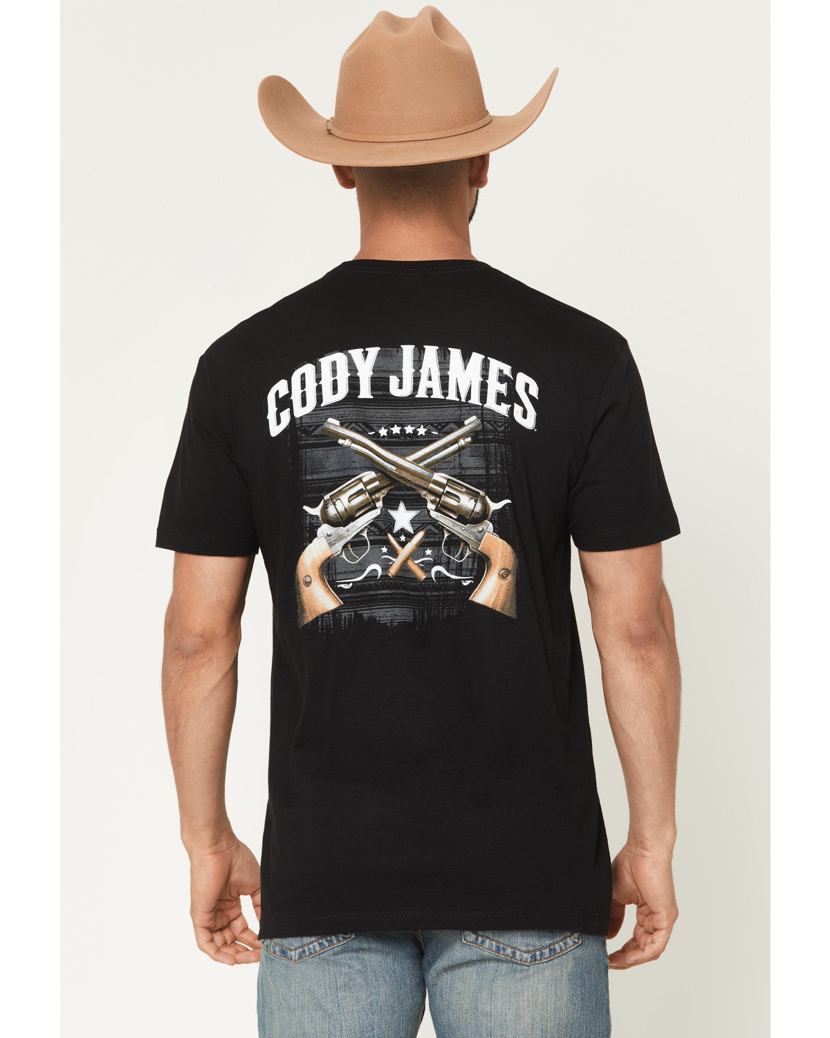 Men's Cross Guns Short Sleeve Graphic T-Shirt