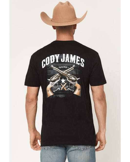 Men's Cross Guns Short Sleeve Graphic T-Shirt