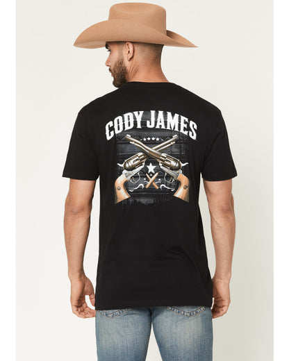 Men's Cross Guns Short Sleeve Graphic T-Shirt