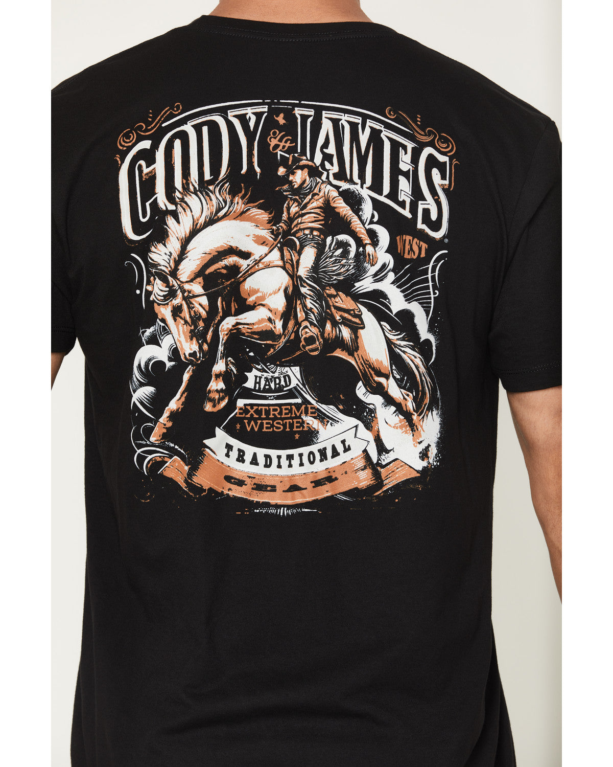 Men's Extreme Western Short Sleeve Graphic T-Shirt