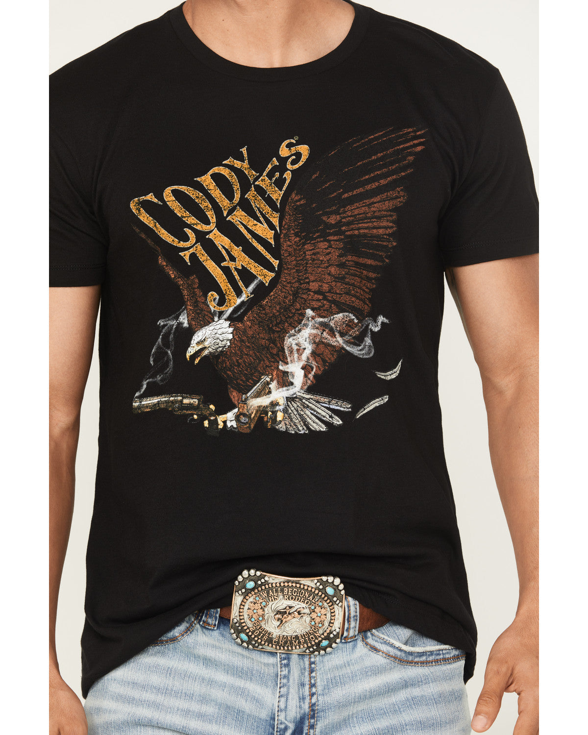 Men's Guns Blazin Short Sleeve Graphic T-Shirt