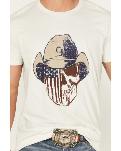 Men's Best Friend Americana Skull Short Sleeve Graphic T-Sh