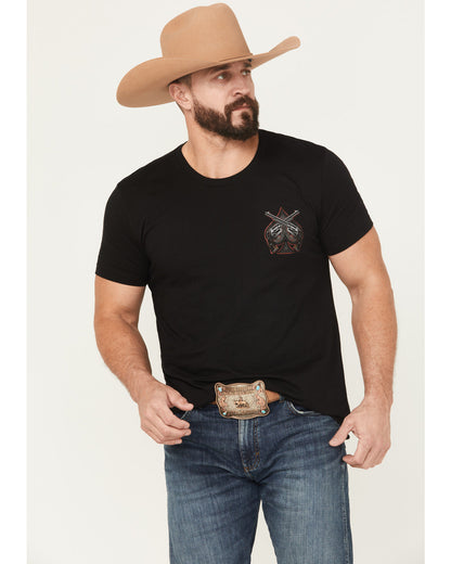 Men's Poker Chip Short Sleeve Graphic T-Shirt