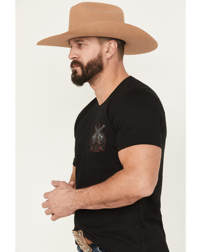 Men's Poker Chip Short Sleeve Graphic T-Shirt