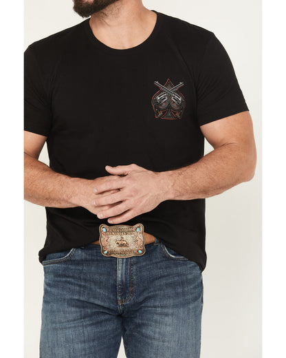 Men's Poker Chip Short Sleeve Graphic T-Shirt