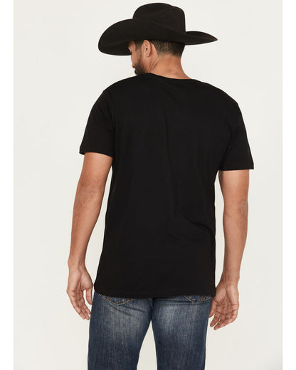 Men's Denim Patch Logo Short Sleeve Graphic Tee
