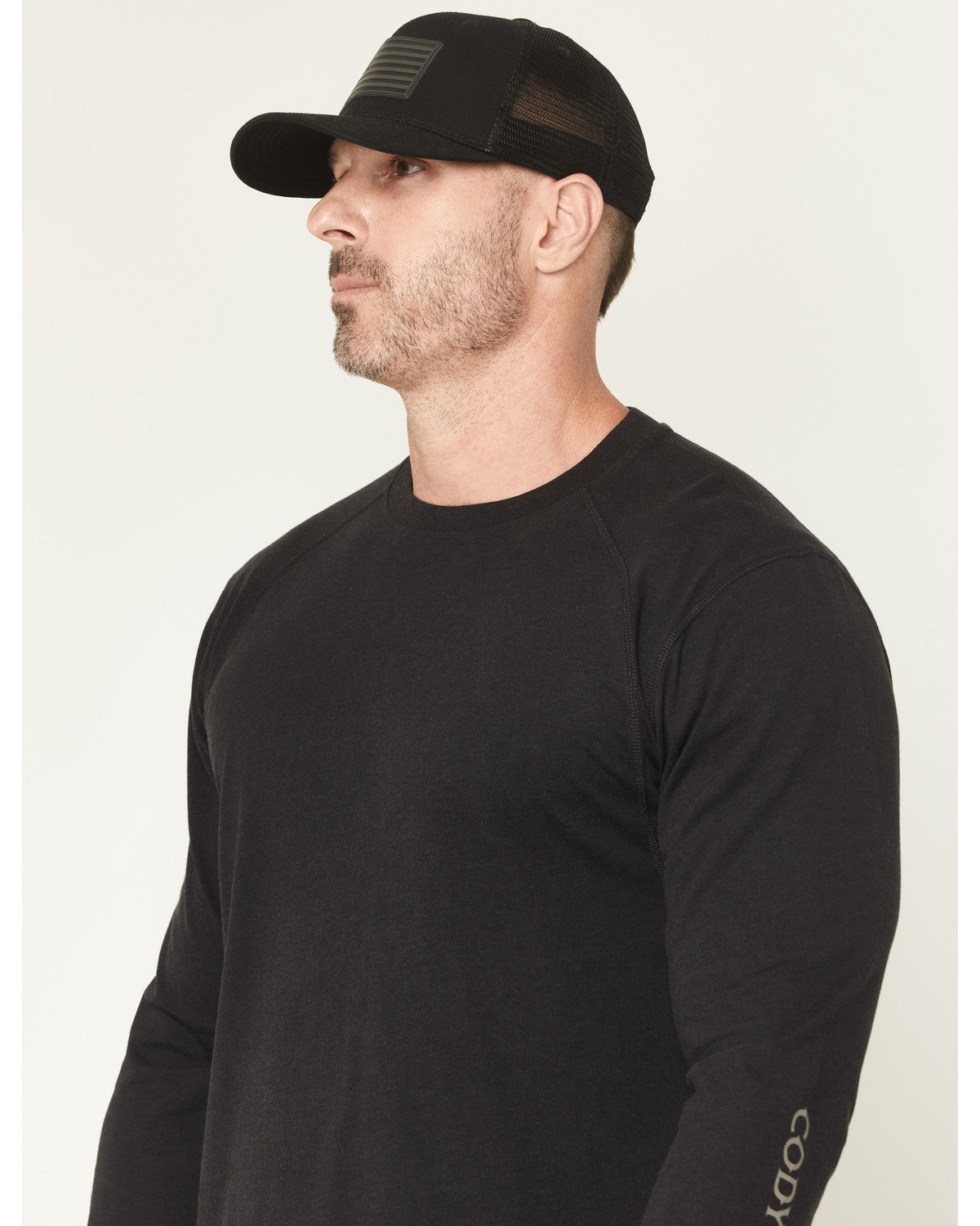 Men's FR Black Spot Lightweight Long Sleeve Tech T-Shirt