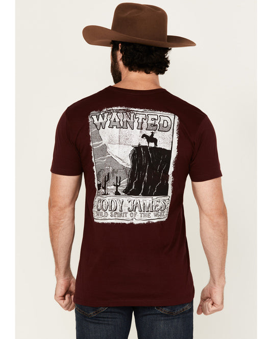 Men's Wanted Paper Short Sleeve Graphic T-Shirt