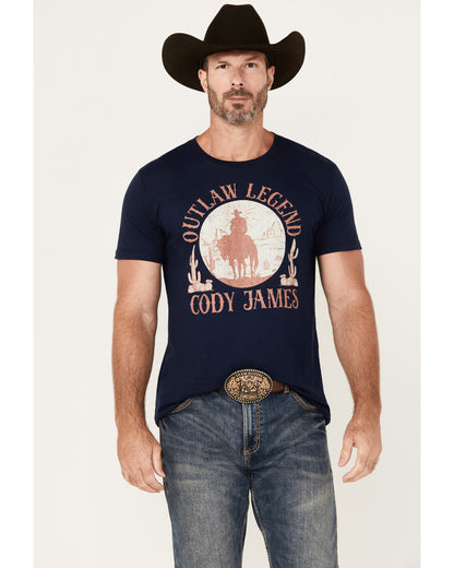 Men's Legendary Desert Cowboy Short Sleeve Graphic T-Shirt