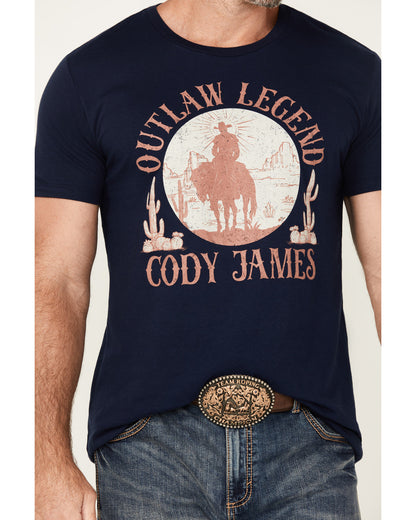 Men's Legendary Desert Cowboy Short Sleeve Graphic T-Shirt