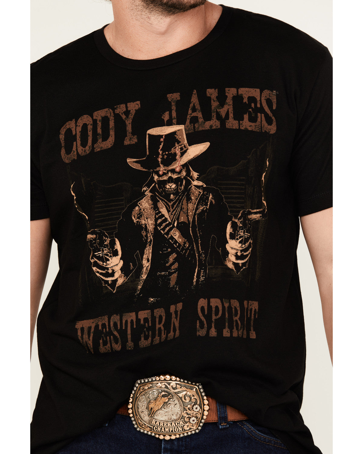 Men's Ghost Gunslinger Short Sleeve Graphic T-Shirt