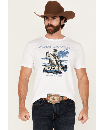 Men's Western Tradition Cowboy Short Sleeve Graphic T-Shirt