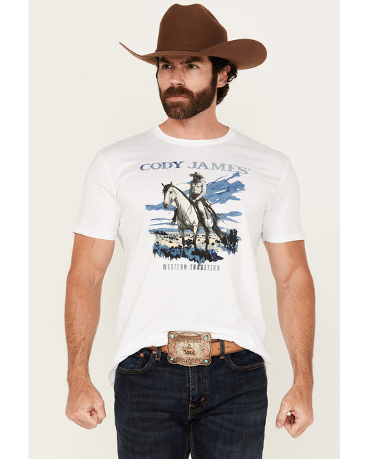 Men's Western Tradition Cowboy Short Sleeve Graphic T-Shirt