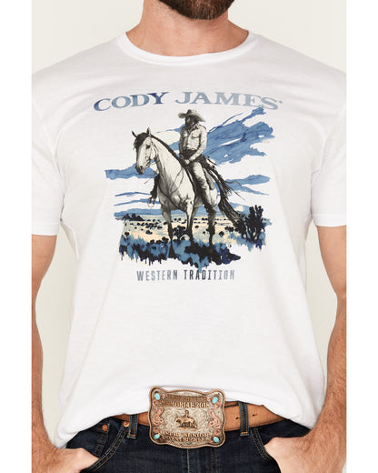Men's Western Tradition Cowboy Short Sleeve Graphic T-Shirt