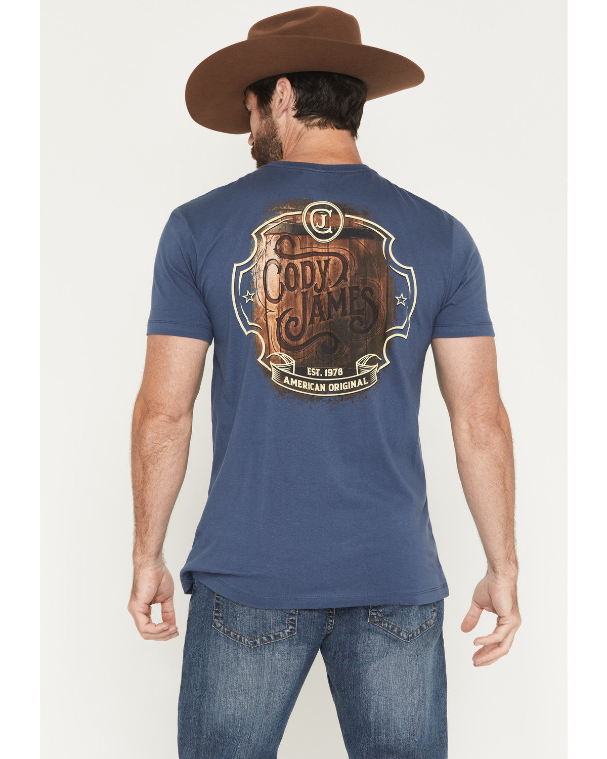 Men's Whiskey Barrel Logo Short Sleeve Graphic T-Shirt