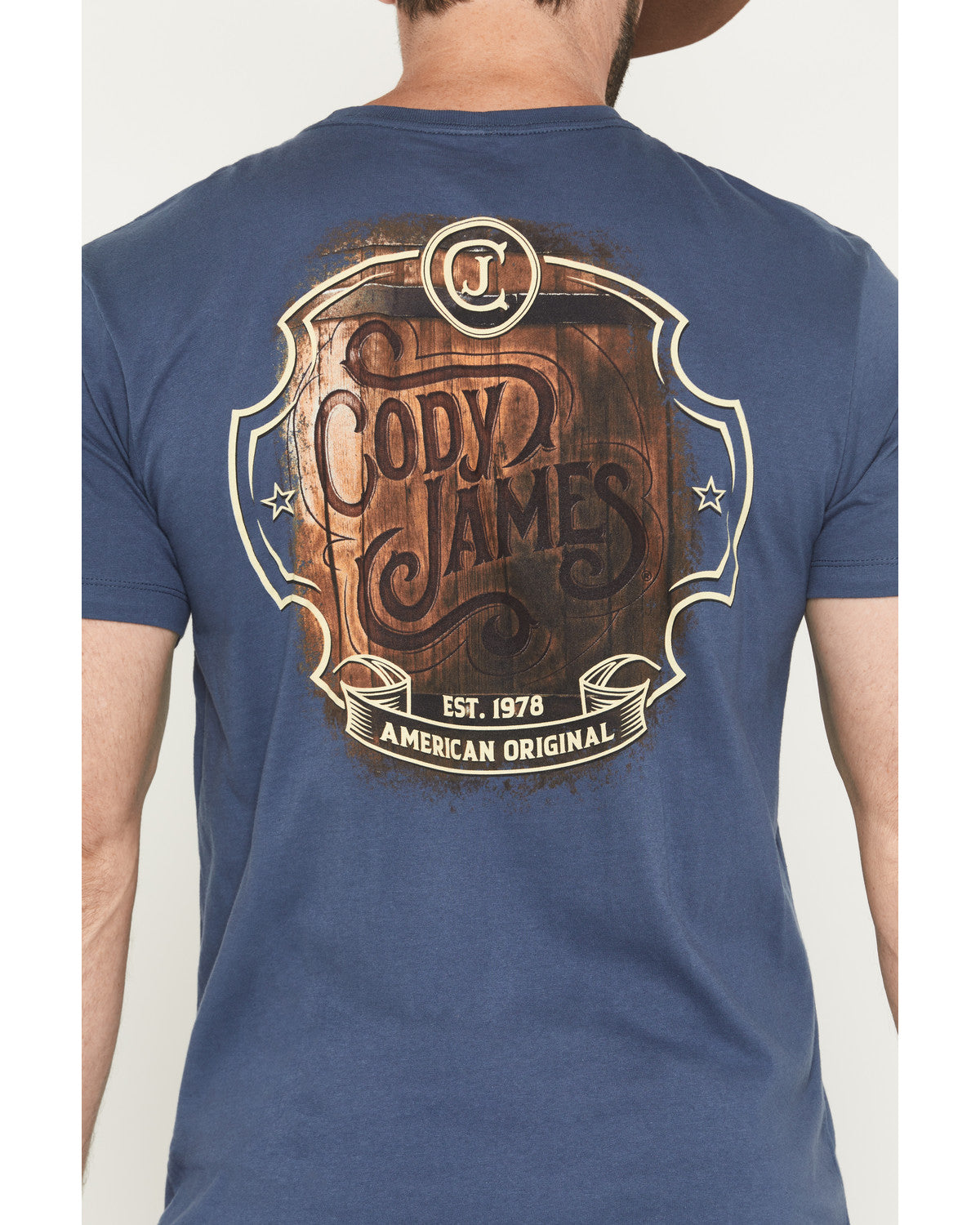 Men's Whiskey Barrel Logo Short Sleeve Graphic T-Shirt