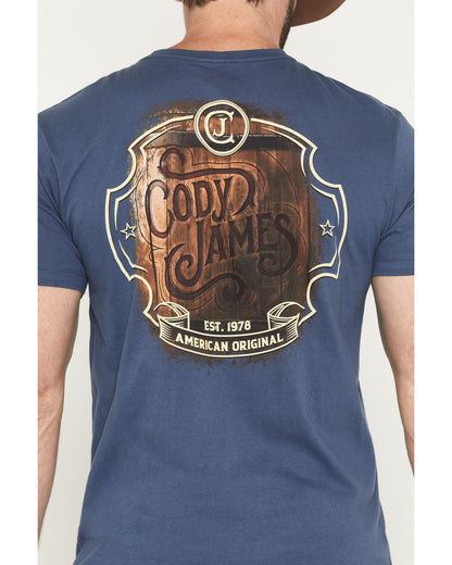 Men's Whiskey Barrel Logo Short Sleeve Graphic T-Shirt