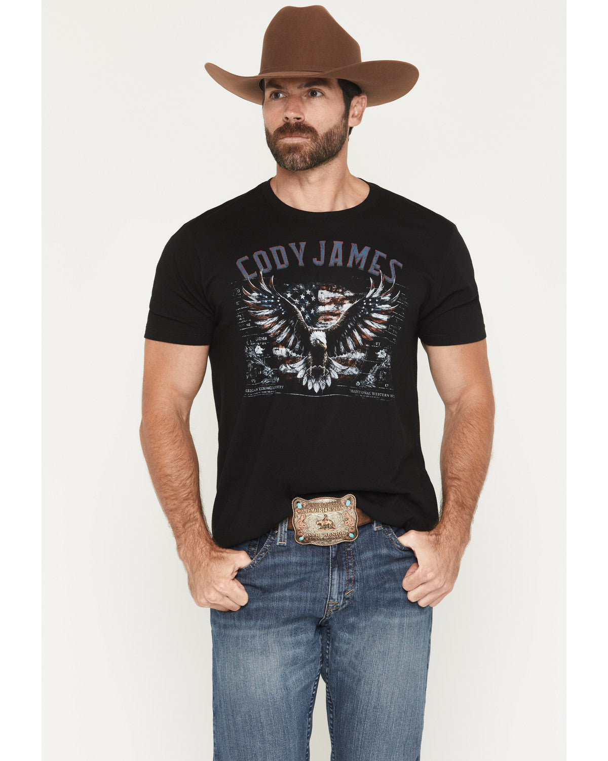 Men's Eagle Patriotic Short Sleeve Graphic T-Shirt