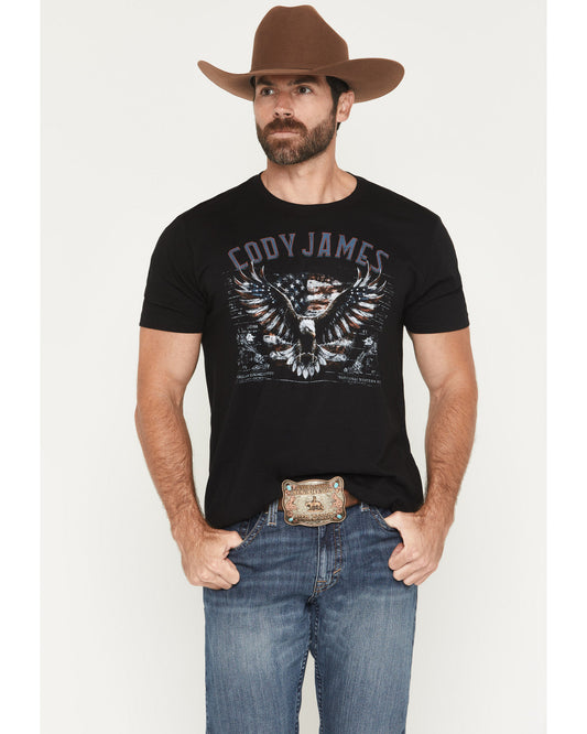 Men's Eagle Patriotic Short Sleeve Graphic T-Shirt