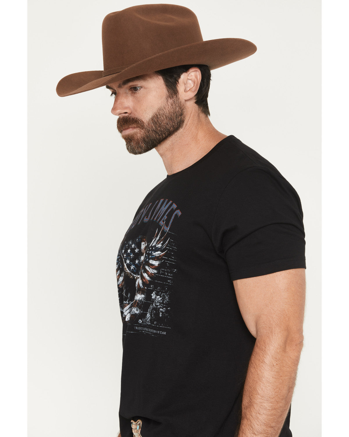 Men's Eagle Patriotic Short Sleeve Graphic T-Shirt