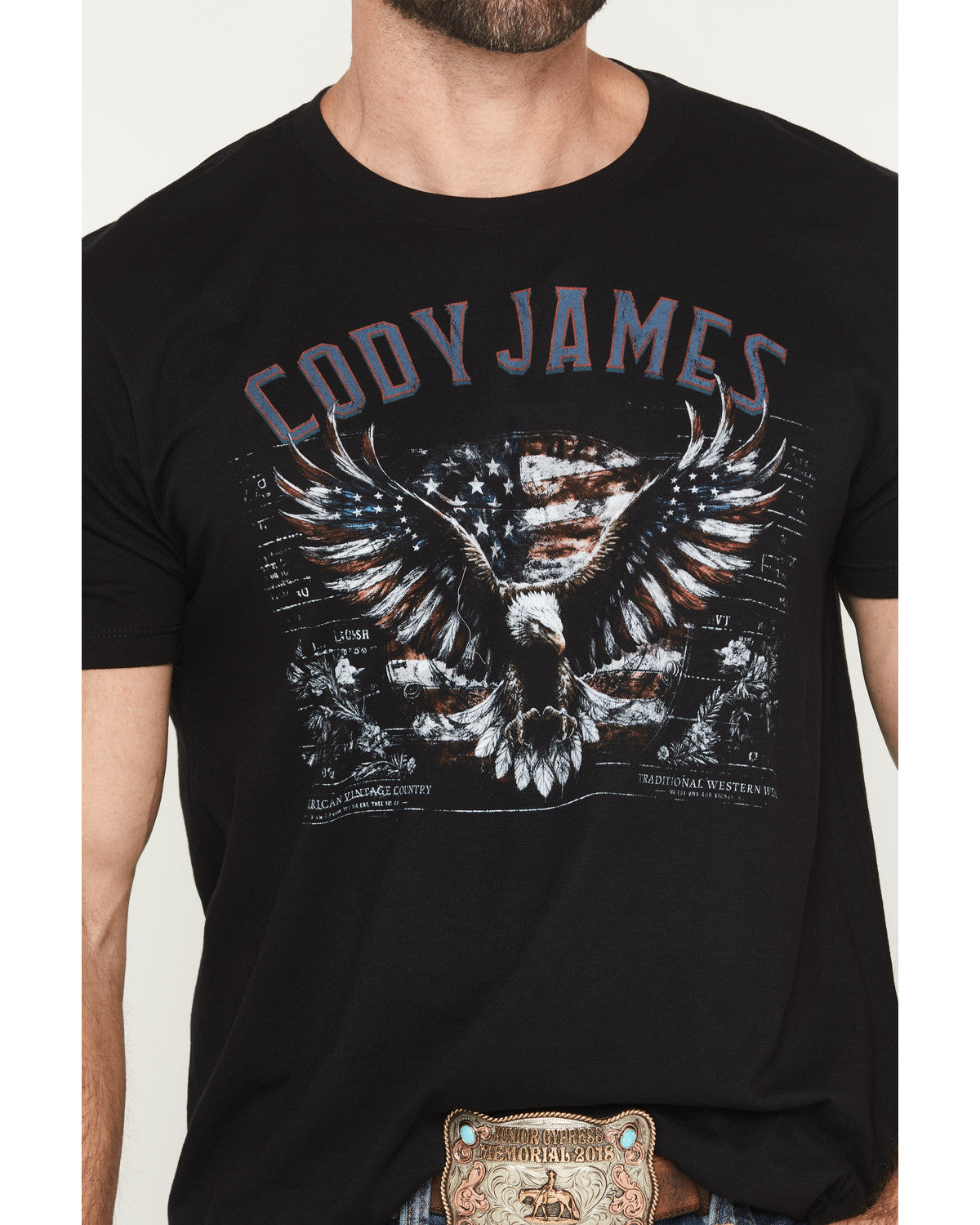 Men's Eagle Patriotic Short Sleeve Graphic T-Shirt