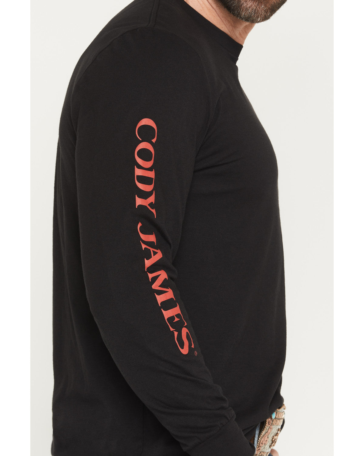 Men's Americana Logo Long Sleeve Graphic T-Shirt