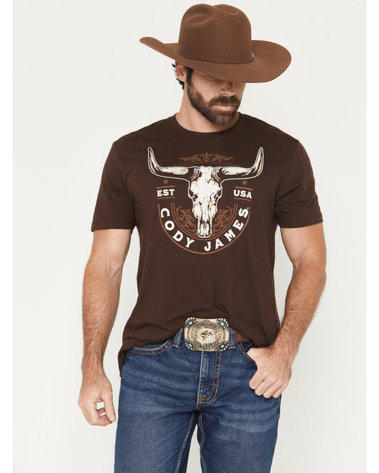 Men's USA Steerehead Short Sleeve Graphic T-Shirt