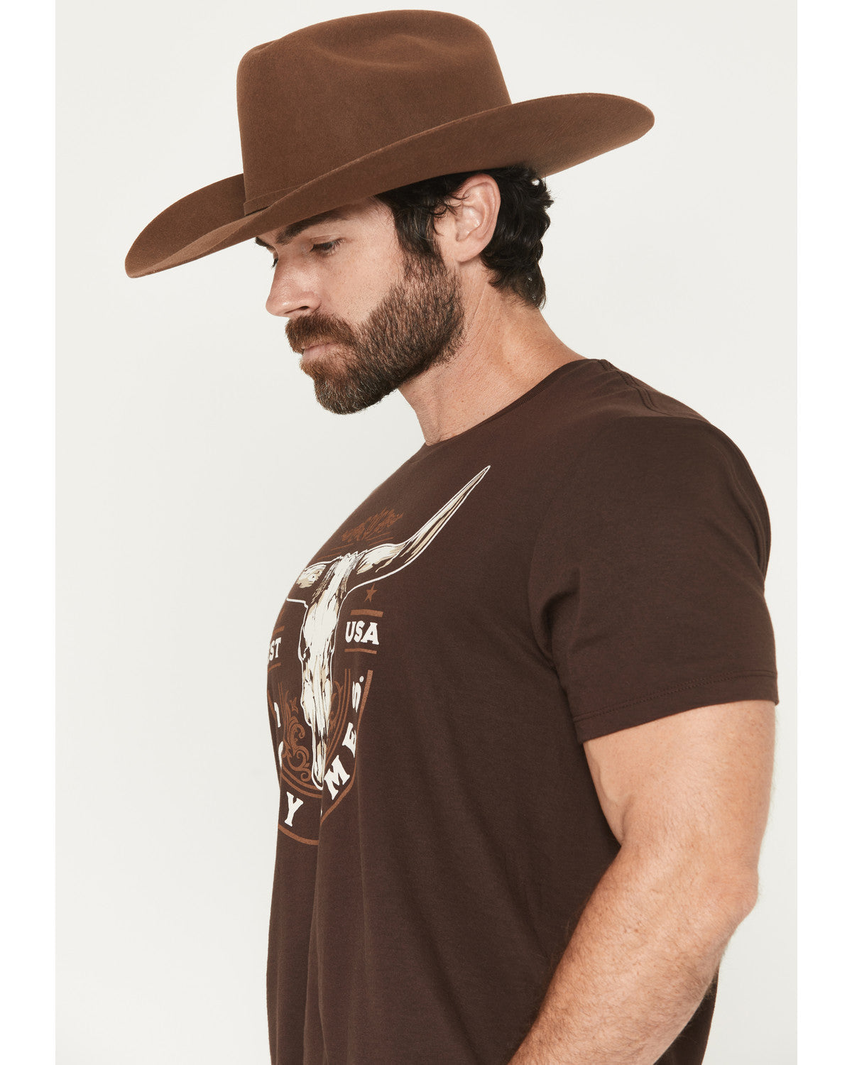 Men's USA Steerehead Short Sleeve Graphic T-Shirt