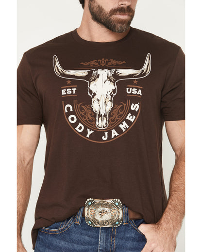 Men's USA Steerehead Short Sleeve Graphic T-Shirt