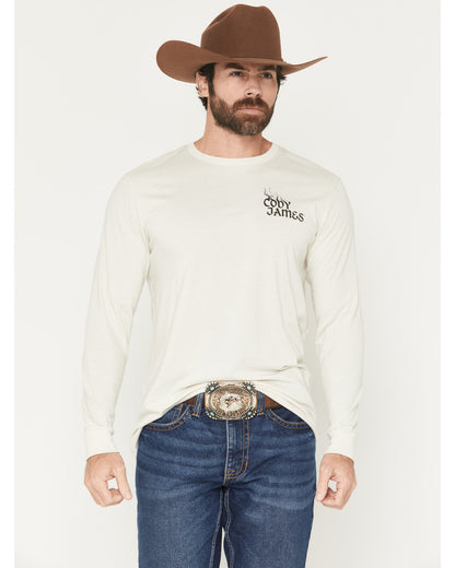 Men's Smoke Skeleton Long Sleeve Graphic T-Shirt