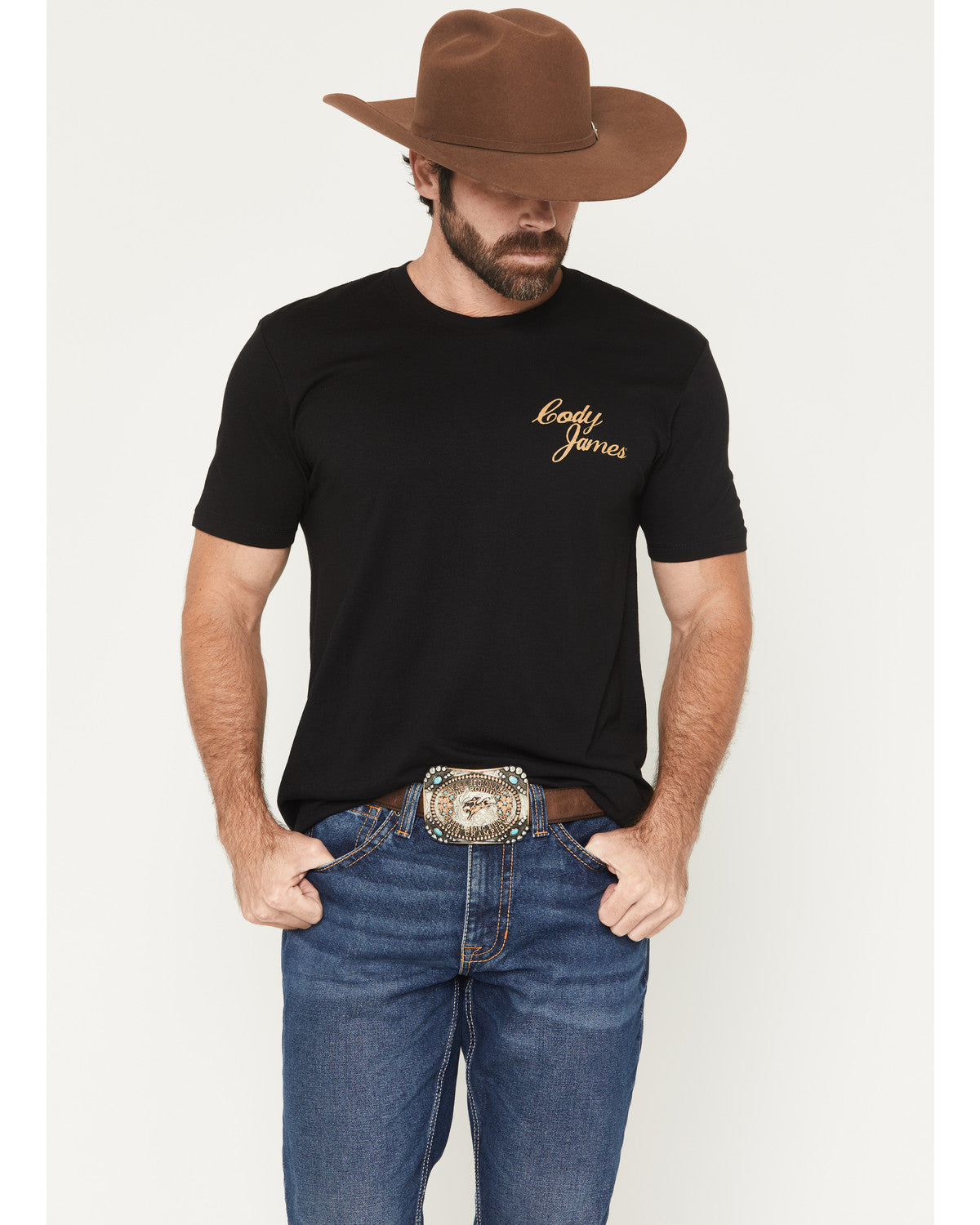 Men's Shooting Hand Short Sleeve Graphic T-Shirt