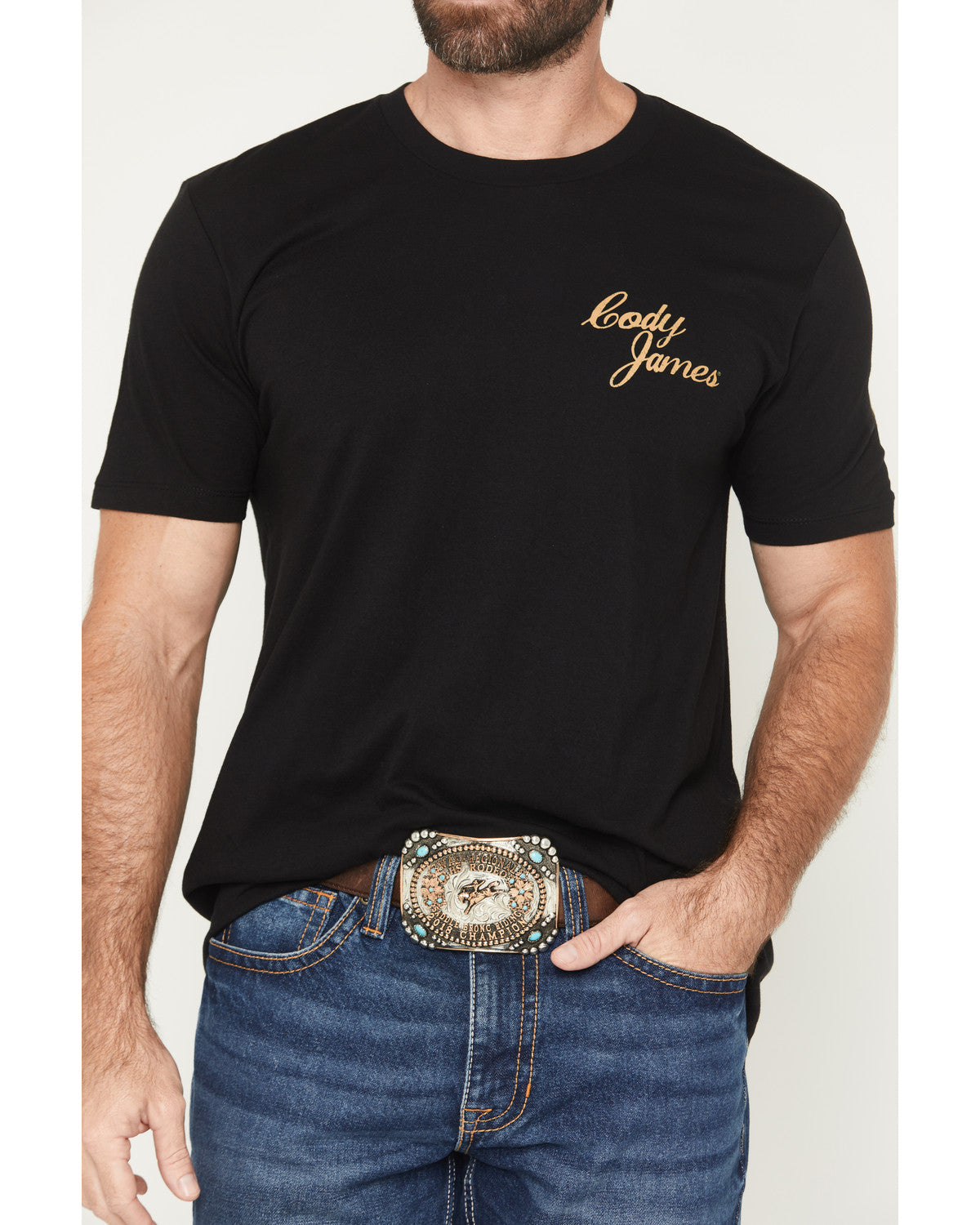 Men's Shooting Hand Short Sleeve Graphic T-Shirt