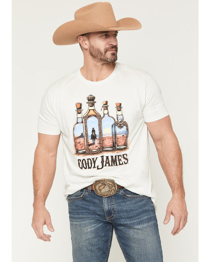Men's Tequila Bottles Short Sleeve Graphic T-Shirt