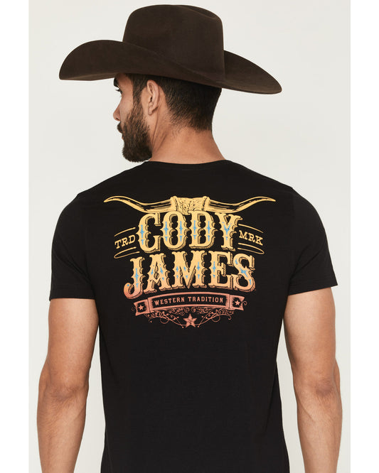 Men's Steer Head Logo Short Sleeve Graphic T-Shirt