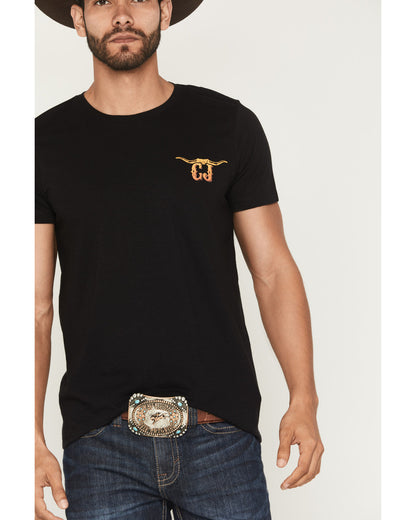Men's Steer Head Logo Short Sleeve Graphic T-Shirt