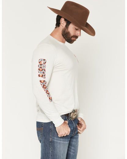 Men's Southwestern Logo Long Sleeve Graphic T-Shirt
