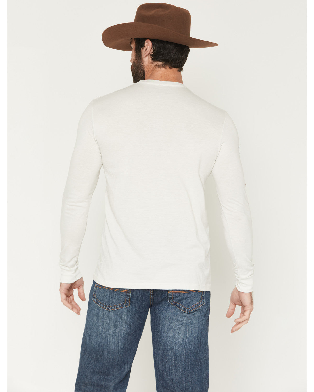 Men's Southwestern Logo Long Sleeve Graphic T-Shirt